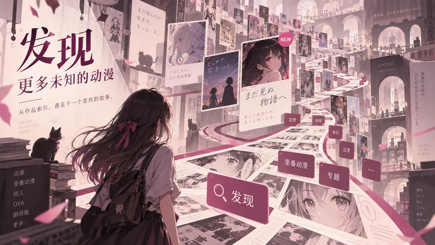 月影绘卷动漫主题配图