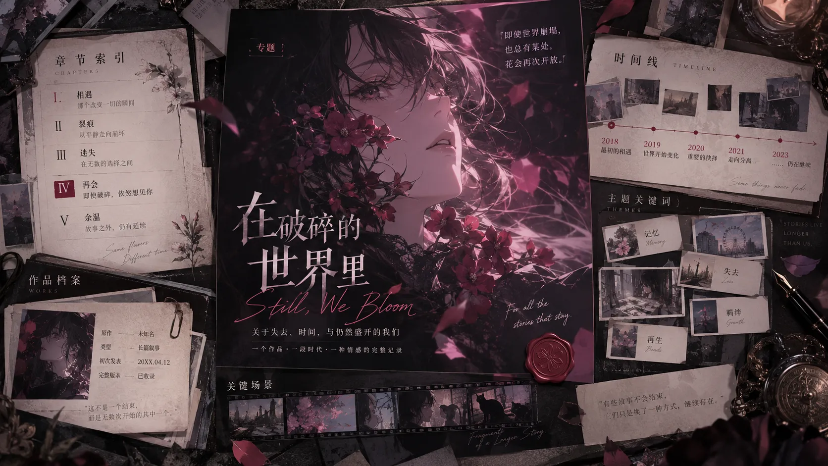 琥珀交响动漫主题配图